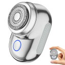 シェーバー メンズ 髭剃り 電気シェーバー 電動シェーバー 小型 硬いヒゲ/ムダ毛処理 深剃り ひげそり 水洗い可能