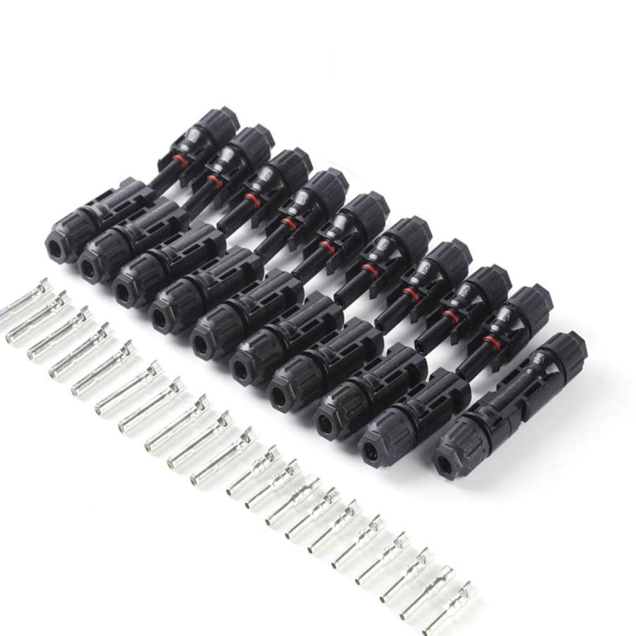 ソーラーパネル 接続用 MC4 専用 コネクター オス メス 10組 セット太陽光パネル ソーラーパネル