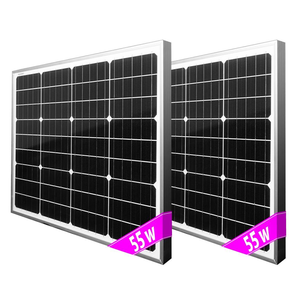 ソーラーパネル 2枚セット 太陽光発電 キャンピングカー アウトドア