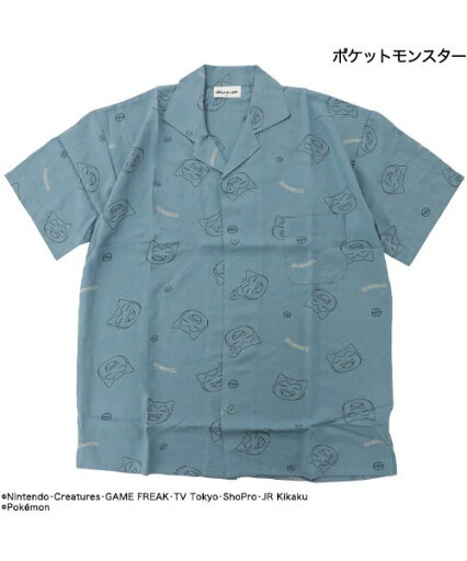 パジャマ 「ポケットモンスター」 ポケモン メンズ 半袖 シャツ 単品 ルームウェア パジャマ メンズ レディース パジャマ 「ポケットモンスター」 ポケモン メンズ 半袖 シャツ 単品 ルームウェア パジャマ メンズ レディース
