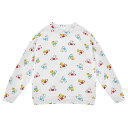 ダックス柄トレーナーキッズかわいいスウェットおしぼりプルオーバー子供服長袖90-140cm男女兼用バンビーメンズ通園春秋冬服(4)