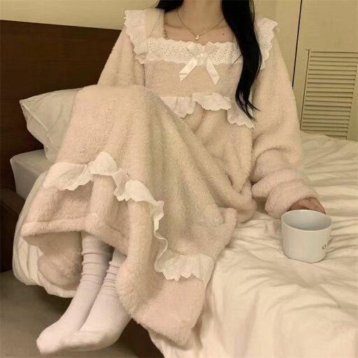 で引き締まる!ネグリジェ 裹起毛パジャマ 韓国 部屋着 レディース ルームウェア暖かい 可愛いセット下着 で引き締まる!ネグリジェ 裹起毛パジャマ 韓国 部屋着 レディース ルームウェア暖かい 可愛いセット下着