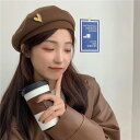 キャップ 韓国ファッション 日焼け防止 カット帽子 プレゼント 帽子 レディース 【二枚目は300引きです】ベレー帽 ハット レディース 初秋 ラシャ レトロ