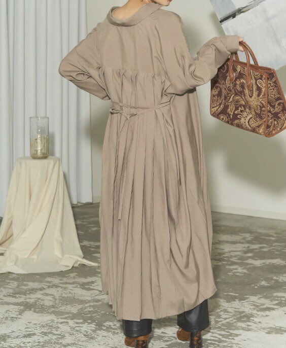 オーバーサイズ婦人服 春秋 長袖 シンプル ゆったり カジュアル ロング 日韓 シャツワンピース