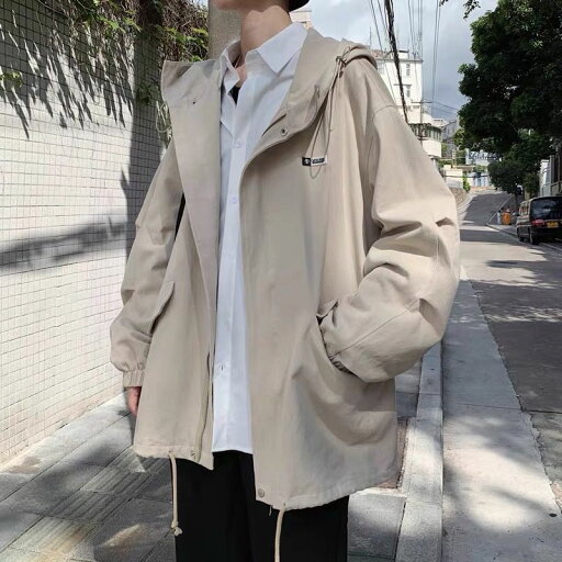 春秋 新しい メンズ トレンド かっこいい ゆったり ジャケット シンプル カジュアル ファッション アウター 春秋 新しい メンズ トレンド かっこいい ゆったり ジャケット シンプル カジュアル ファッション アウター