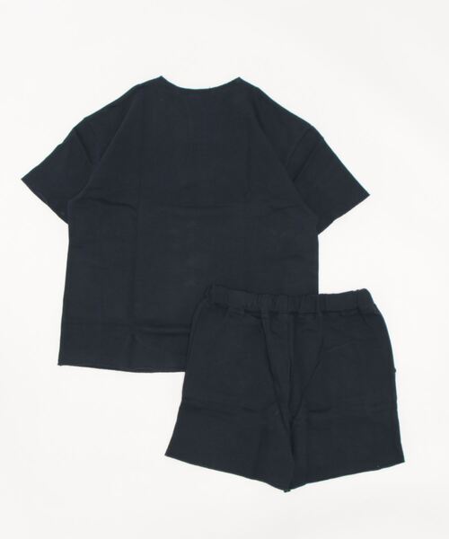 ルームウェア パジャマ 「FRUIT OF THE LOOM」裏毛カットオフ半袖上下セット レディース メンズ