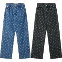 rest&recreationRR PRINTED DENIM PANTS