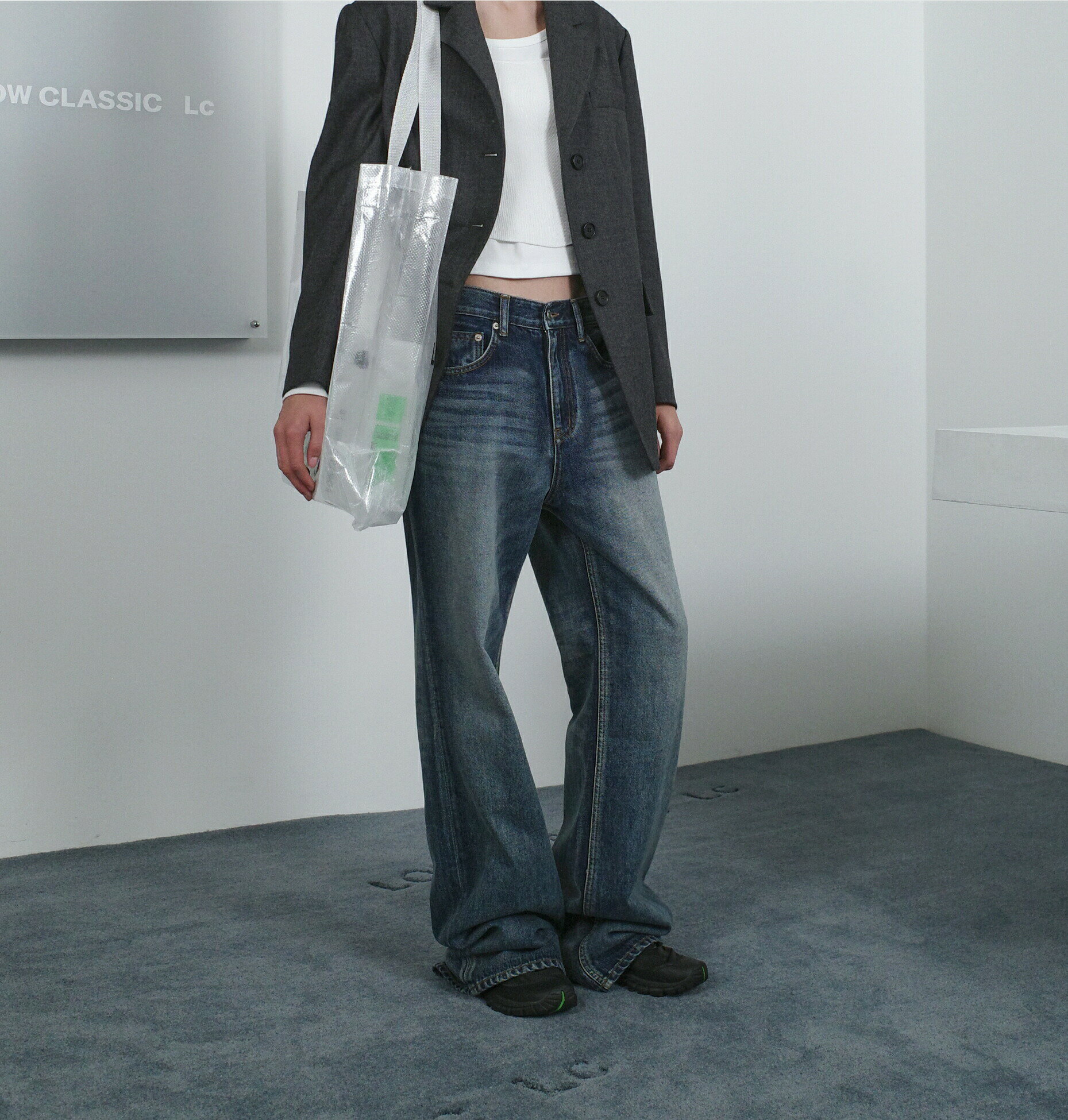 トップス レディース おしゃれ カジュアル に プリント セーター レングス 秋冬 プルオーバー ソフト ワックス セーター