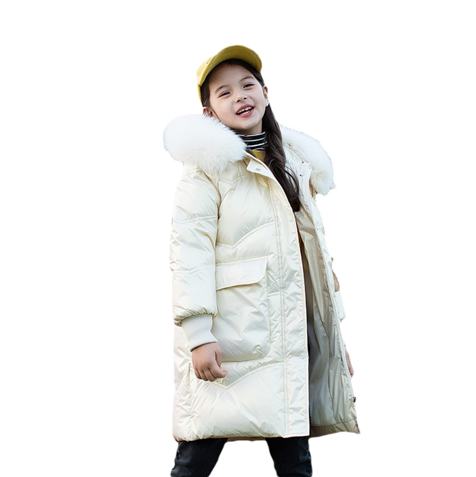 楽天のぼりざかしょっぷダウンコート キッズ 子供服 女の子 男の子 ロング丈 光沢 ダウンジャケット 防寒性 防風 ふわふわ 可愛い スキー 通学 ギフト アウトドア