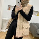 レディースベスト 秋冬 ダウンベスト レディース 中綿ベスト 合わせやすい 保温 防風 ダウンジャケット アウター トップス 暖かい 防風防寒
