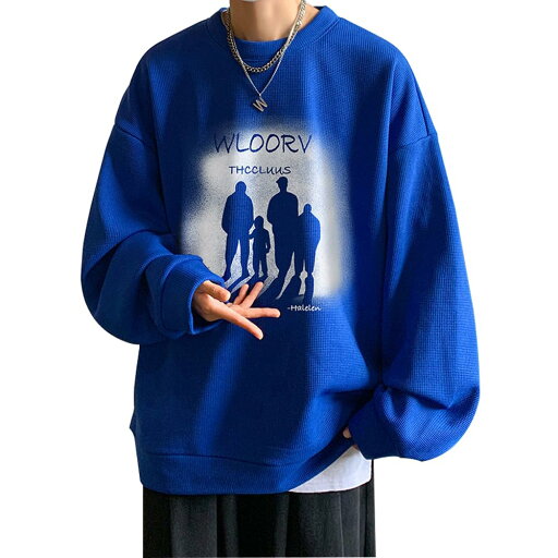 トレーナー メンズ 秋服 長袖 パーカー Tシャツ プリント プルオーバー スウェット おおきいサイズ カジュアル おしゃれ 丸首 オシャレ 春冬秋服 トレーナー メンズ 秋服 長袖 パーカー Tシャツ プリント プルオーバー スウェット おおきいサイズ カジュアル おしゃれ 丸首 オシャレ 春冬秋服