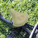 【メール便 送料無料】PE-109 のび~るチャリCAP スヌーピー ビーグルスカウト 自転車 一般サドル用 カバー サドルカバー 撥水 自転車用 キャラクター かわいい おしゃれ カワイイ オシャレ