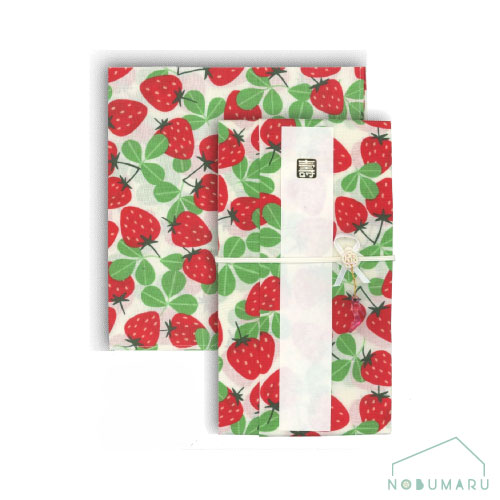 【メール便送料無料】[F-101] ハンカチ金封いちご白 ご祝儀袋 おしゃれ かわいい 結婚式 御祝 寿