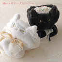 【送料無料】猫トート付きソープフラワーブーケ お花 手提げバッグ付き ギフト 母の日 誕生日 先生 卒業 入学 インテリア GREENHOUSE KEI