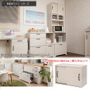 うっすら木目 ホワイトウォッシュ ラテシリーズ キッチンボード用上置き 60幅 【送料無料】 キッチン収納 食器棚上 木製 引き戸 おしゃれ 可愛い