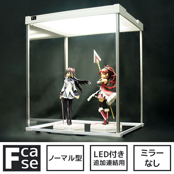 楽天noconoco・キッチン【15日★100枚★全品10％OFFクーポン】 【増設用】 Fケース LEDタイプ （背面クリア） アクリルケース コレクションケース LED フィギュアケース アクリル ショーケース ディスプレイラック プラスチックケース 透明