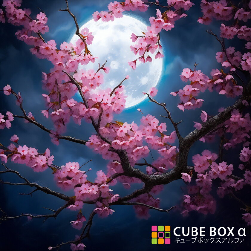 【15日限定★5%OFFクーポン】 【CBA CBH 専用背面デザインシート】 満月 夜桜 月夜 夜景 さくら 満開 風景 背景 和柄 和風 風情 時代劇