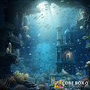 【CBA CBH 専用背面デザインシート】 海中 熱帯魚 風景 背景 水族館 アクアリウム 水中 サンゴ スキューバダイビング 海底 庭園 アリエル 珊瑚礁 遺跡