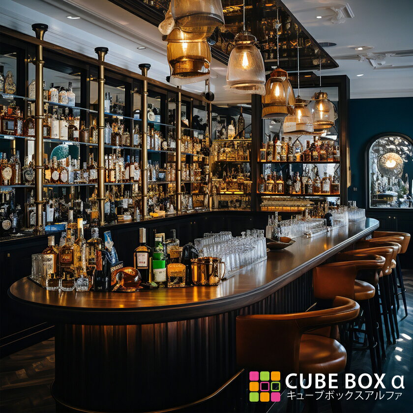 【CBA CBH 専用背面デザインシート】 カウンターバー 酒場 ナイトバー ボトルキープ 風景 背景 クラブ ..