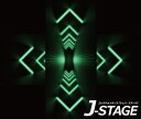 【J-STAGE スタンダード レギュラータイプ専用 底面デザインシート】 グリーンライトフロア ステージ 緑 ライトアップ 幾何学模様