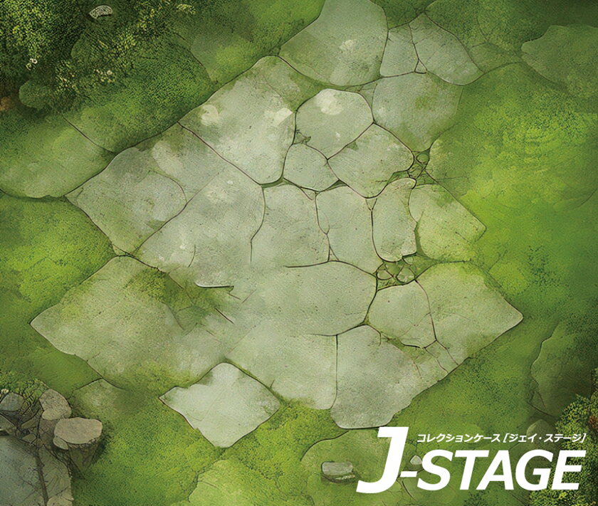 【J-STAGE スタンダード レギュラータイプ専用 底面デザインシート】 古城 石畳 遺跡 地面 小道 道路 ..