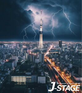【25日★100名限定★全品5%OFFクーポン】 【J-STAGE スタンダード レギュラータイプ専用 背面デザインシート】 東京 スカイツリー 雷光 夜景 高速道路 暗雲