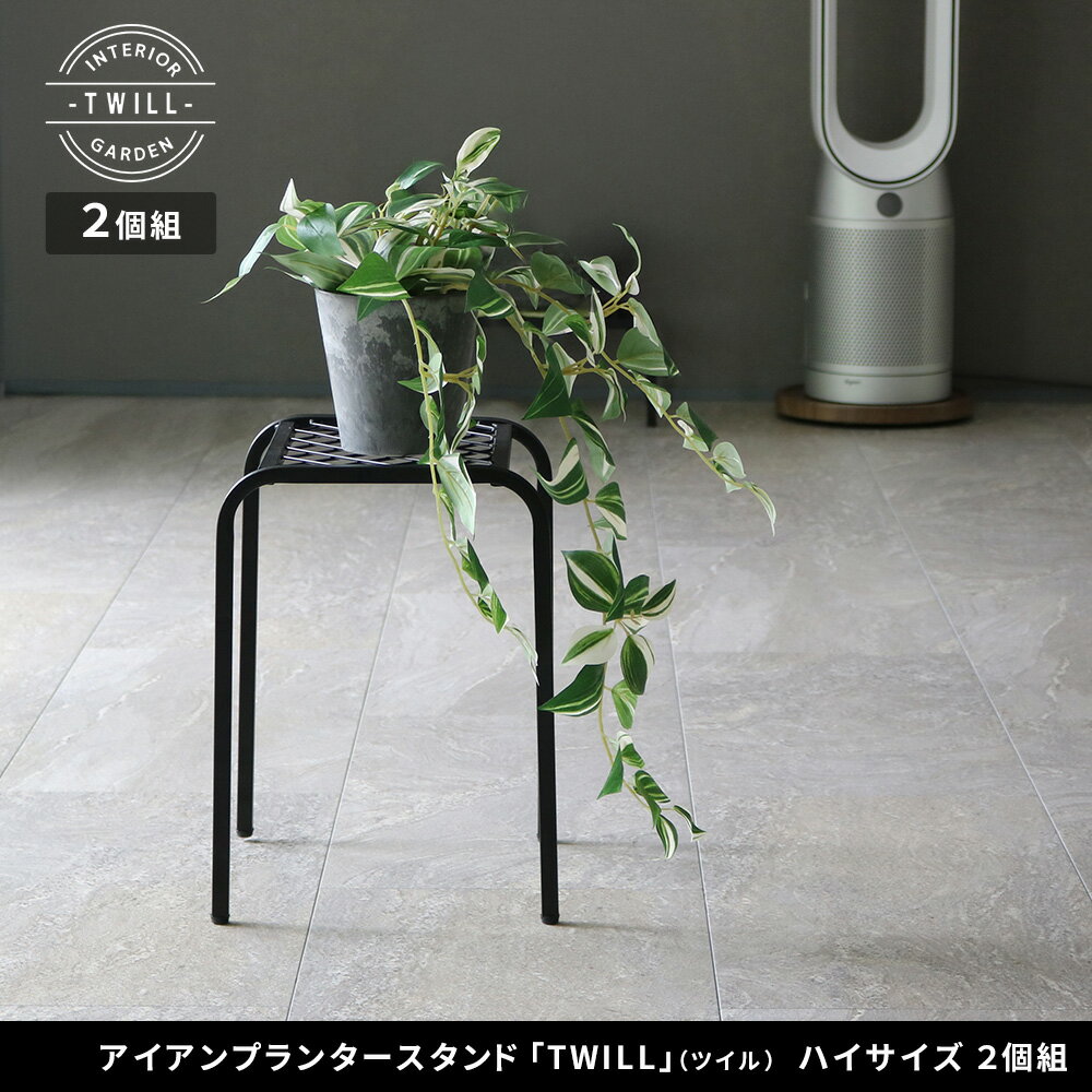 【5日限定★全品10%OFFクーポン】 【2個セット】 スタイリッシュ アイアン プランタ...