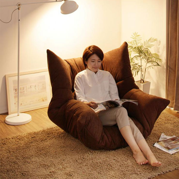 極上のお一人様席 フロアソファ ハイバックタイプ ハイバック 座椅子 一人用ソファ 折りたたみ 2人掛け リクライニングソファー ふかふか 日本製 ローソファー こたつ用 おしゃれ ロータイプソファー