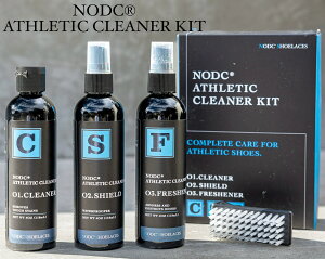 NODC ATHLETIC CLEANER KIT スニーカークリーナー 防水スプレー 消臭スプレー ブラシのセット シューケア ユークリーナー 洗剤 セット シューズクリーナー スニーカー 靴 クリーナーキット シューズケア 水なし