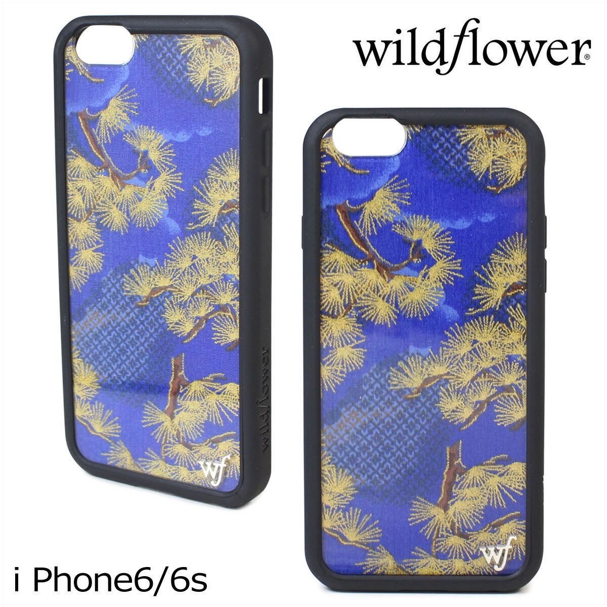 ワイルドフラワー wildflower iPhone8 SE 7 6 6s ケース スマホケース 携帯 アイフォン レディース ブルー BBON 【ネコポス可】