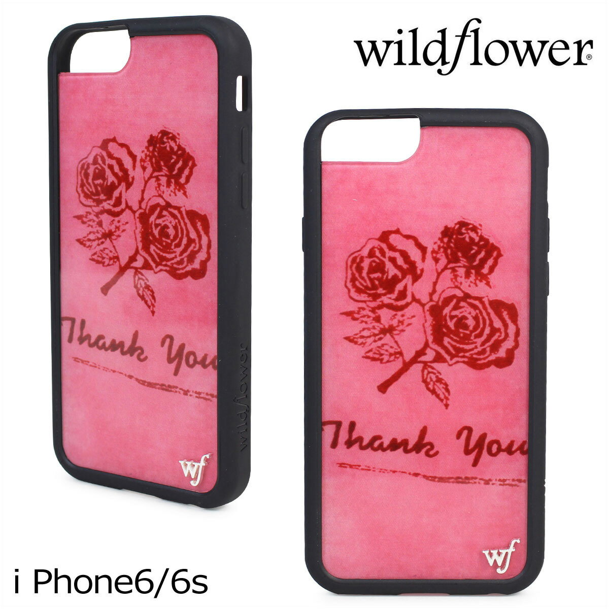 ワイルドフラワー wildflower iPhone8 SE 7 6 6s ケース スマホケース 携帯 アイフォン レディース ピンク THAN 【ネコポス可】