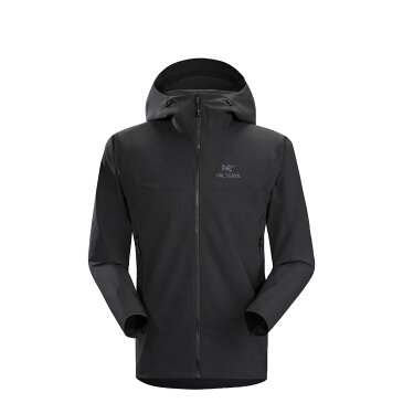 ARC'TERYX GAMMA LT HOODY アークテリクス ジャケット ガンマ マウンテンパーカー メンズ ブラック マスタード 17307 [2/12 再入荷] [192]