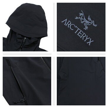 ARC'TERYX GAMMA LT HOODY アークテリクス ジャケット ガンマ マウンテンパーカー メンズ ブラック マスタード 17307 [2/12 再入荷] [192]