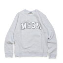 【最大1000円OFFクーポン配布中】 MSGM LONG SLEEVED SHIRTS トレーナー スウェット レディース エムエスジーエム グレー 2541MDM163 184769