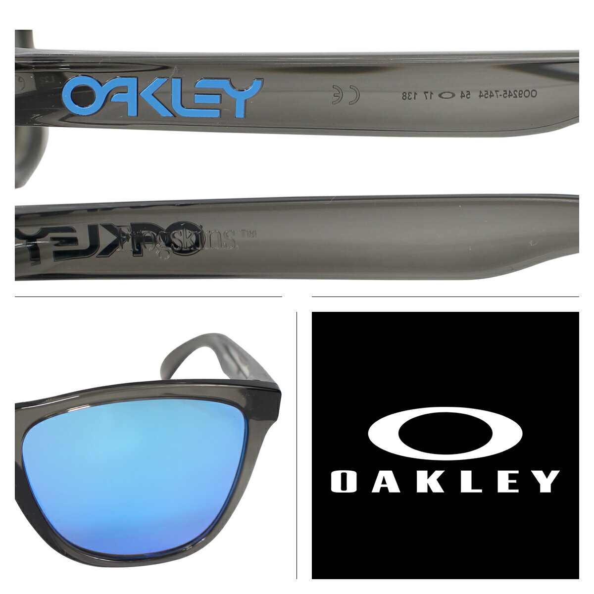 Oakley Frogskins オークリー サングラス フロッグスキン アジアンフィット メンズ レディース ASIA FIT グレー OO9245-7454