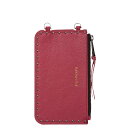 BANDOLIER NICOLE MAGENTA RED POUCH バンドリヤー ポーチ レザー メンズ レディース マゼンタ レッド 20NIC1001