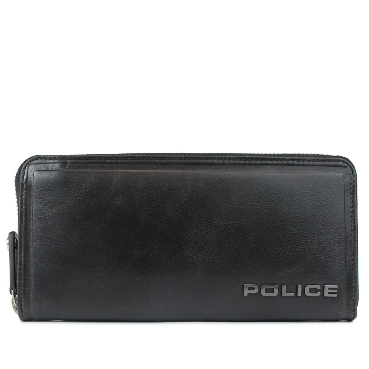 【最大1000円OFFクーポン配布中】 ポリス POLICE 財布 長財布 メンズ ラウンドファスナー レザー EDGE ROUND WALLET ブラック キャメル ダーク ブラウン 黒 PA-58002