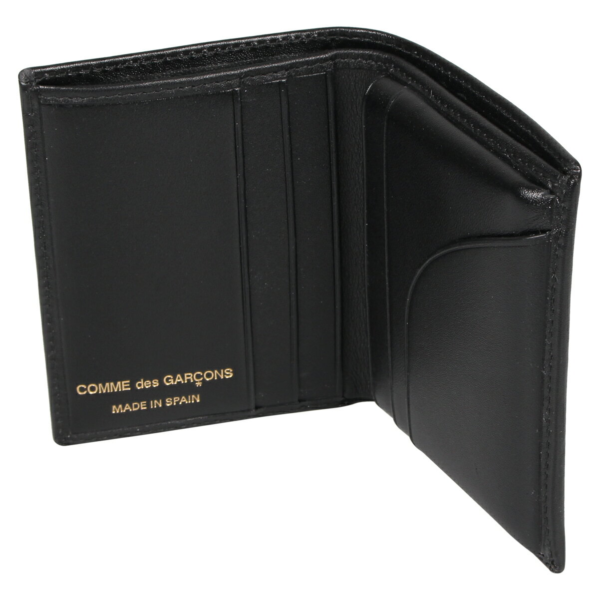 【最大1000円OFFクーポン配布中】 COMME des GARCONS CLASSIC WALLET コムデギャルソン 財布 二つ折り メンズ レディース 本革 ブラック 黒 SA0641