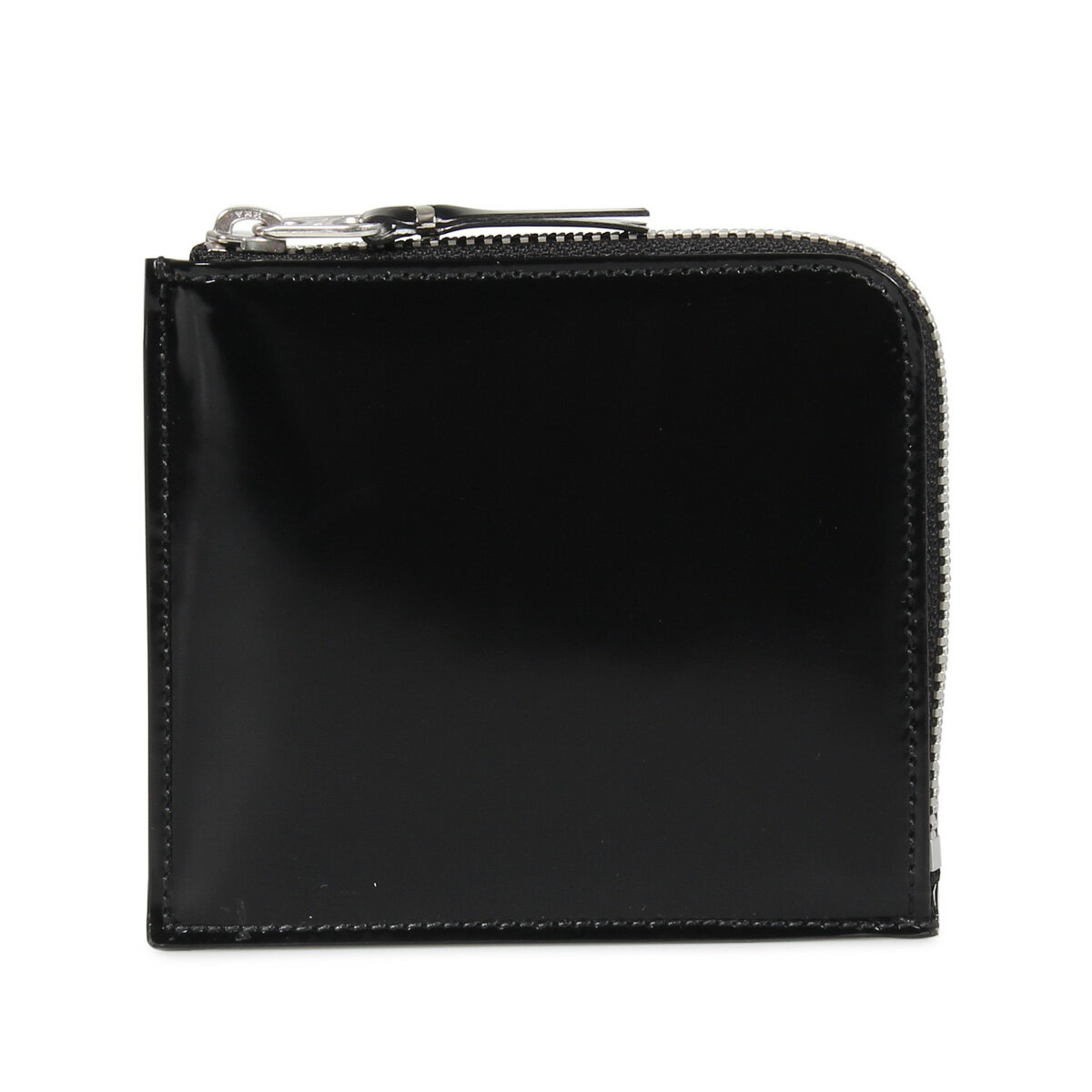  COMME des GARCONS MIRROR INSIDE COIN CASE コムデギャルソン 財布 小銭入れ コインケース メンズ レディース L字ファスナー 本革 ブラック 黒 SA3100MI