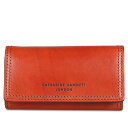 【最大1000円OFFクーポン配布中】 KATHARINE HAMNETT LONDON KEYCASE キャサリンハムネット ロンドン キーケース キーホルダー メンズ 4連 ネイビー オリーブ ブラウン ダークブラウン KH-1207025