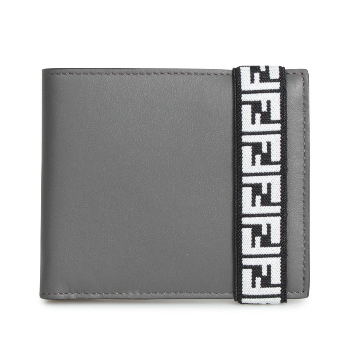 フェンディ 財布（メンズ） FENDI BI-FOLD WALLET フェンディ 財布 二つ折り メンズ グレー 7M0266 A8VC