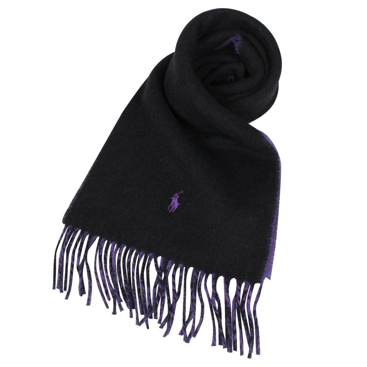 ラルフローレン マフラー（メンズ） 【最大1000円OFFクーポン配布中】 POLO RALPH LAUREN CLASSIC REVERSIBLE SCARF ポロ ラルフローレン マフラー メンズ レディース ウール リバーシブル PC0455