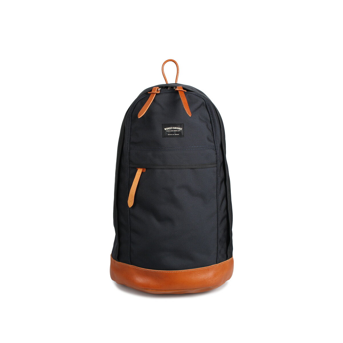 【最大1000円OFFクーポン配布中】 WONDER BAGGAGE DAYPACK ワンダーバゲージ リュック バッグ バックパック メンズ ブラック ネイビー 黒 WB-G-001