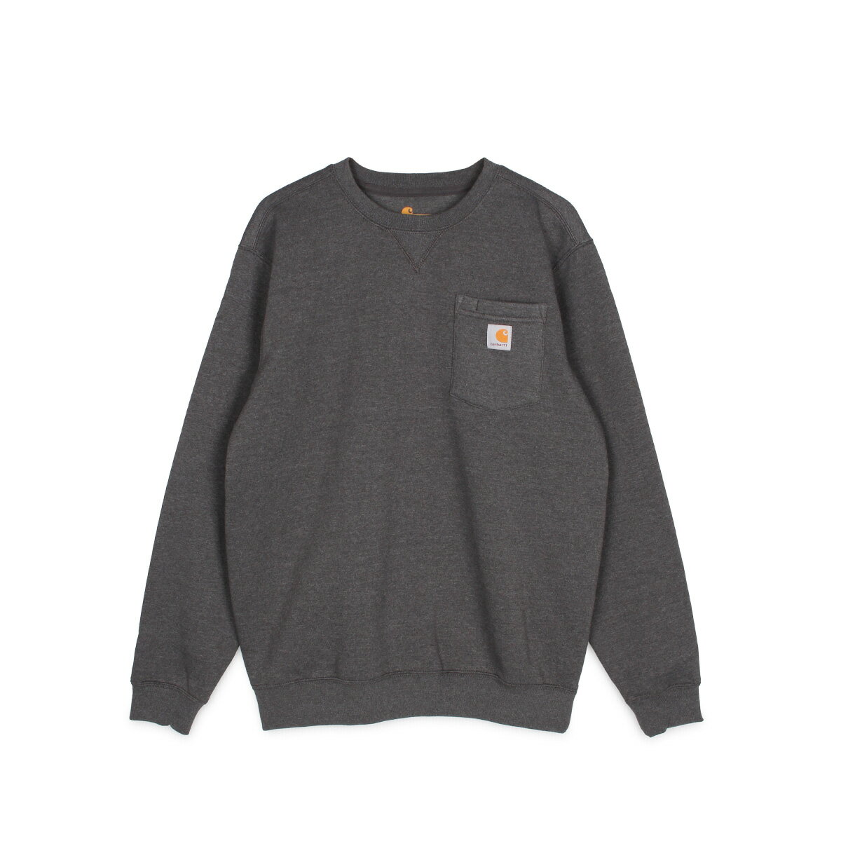 carhartt SWEAT CREW カーハート トレーナー スウェット プルオーバー クルーネック メンズ レディース 無地 裏起毛 ブラック チャコールグレー ネイビー 黒 103852