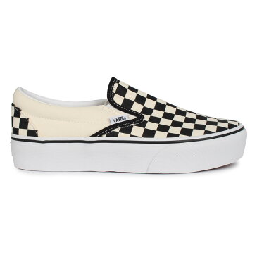 VANS CLASSIC SLIP-ON PLATFORM バンズ スリッポン クラシック スニーカー メンズ レディース ヴァンズ 厚底 ホワイト 白 VN00018EBWW [予約 6/29 追加入荷予定]