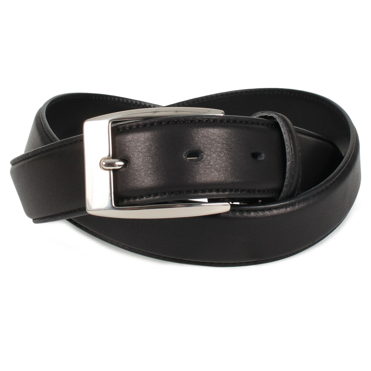 レザーベルト 【最大1000円OFFクーポン配布中】 MACKINTOSH PHILOSOPHY LEATHER BELT マッキントッシュ フィロソフィー ベルト レザーベルト メンズ 本革 バックル ブラック ブラウン チョコ 黒 MAP-808013