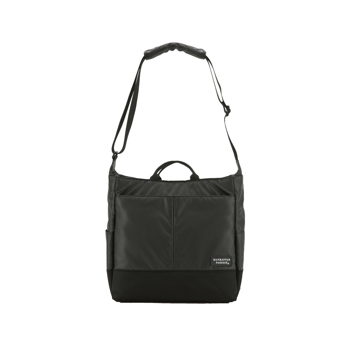 ブリーフケース MANHATTAN PASSAGE STYLISH SHOULDER BAG マンハッタンパッセージ バッグ ショルダーバッグ ビジネスバッグ ブリーフケース メンズ 14L ブラック ネイビー 黒 3204B