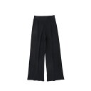 【最大1000円OFFクーポン配布中】 Hanes RIB WIDE PANTS ヘインズ パンツ ワイドパンツ レディース ブラック グレー ベージュ ブラウン 黒 HW9-R322