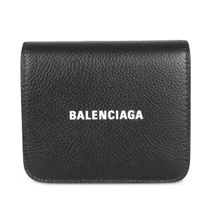 【最大1000円OFFクーポン】 BALENCIAGA WALLET バレンシアガ 財布 三つ折り ミニ財布 メンズ レディース ブラック 黒 593808