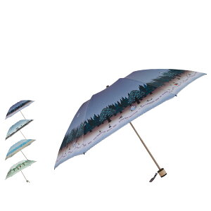 MOOMIN ムーミン 折りたたみ傘 折り畳み傘 軽量 晴雨兼用 コンパクト レディース 雨傘 傘 雨具 53cm 無地 紫外線対策 UVカット 紫外線カット 遮光 遮熱 防水加工 グラスファイバー骨 ネイビー ブルー グリーン CVSMO-1M